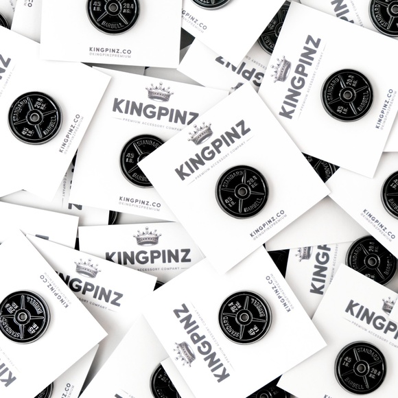 45 Plate Lapel Pin - Picture 2 of 2